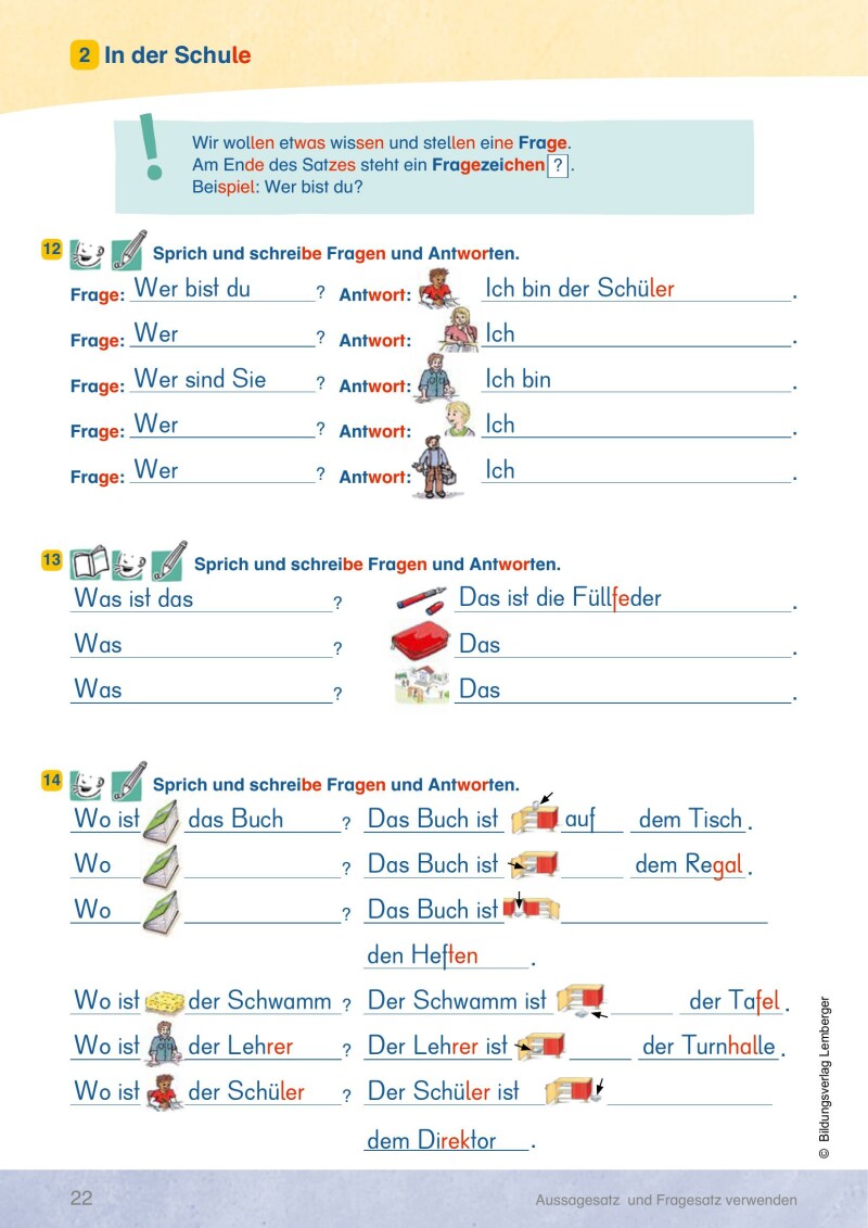 INDIGO - Silben-Themen-Wörterbuch: Arbeitsheft 1 - Deutsch als Zweitsprache