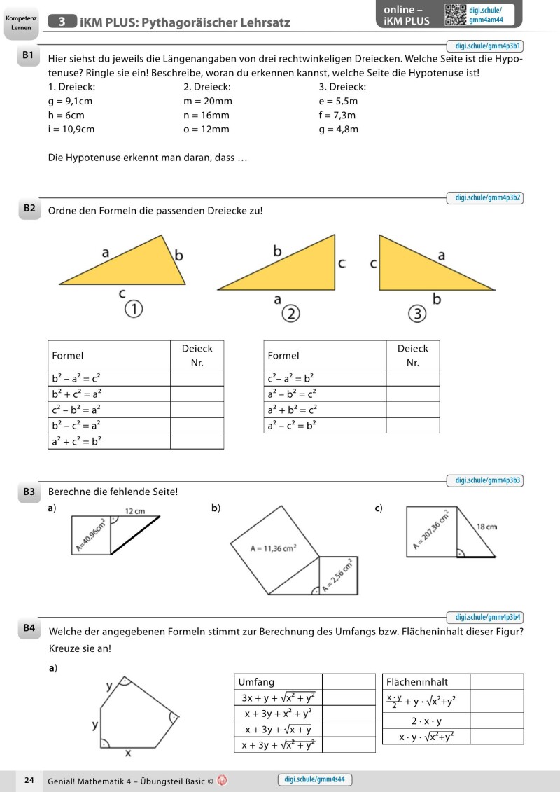 Genial! Mathematik 4 – Übungsteil IKT LP‘23 v1.1: Basic Edition