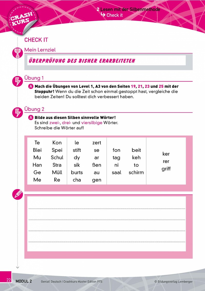 Genial! Deutsch - Crashkurs Lesen: Schulbuch Master Edition PTS