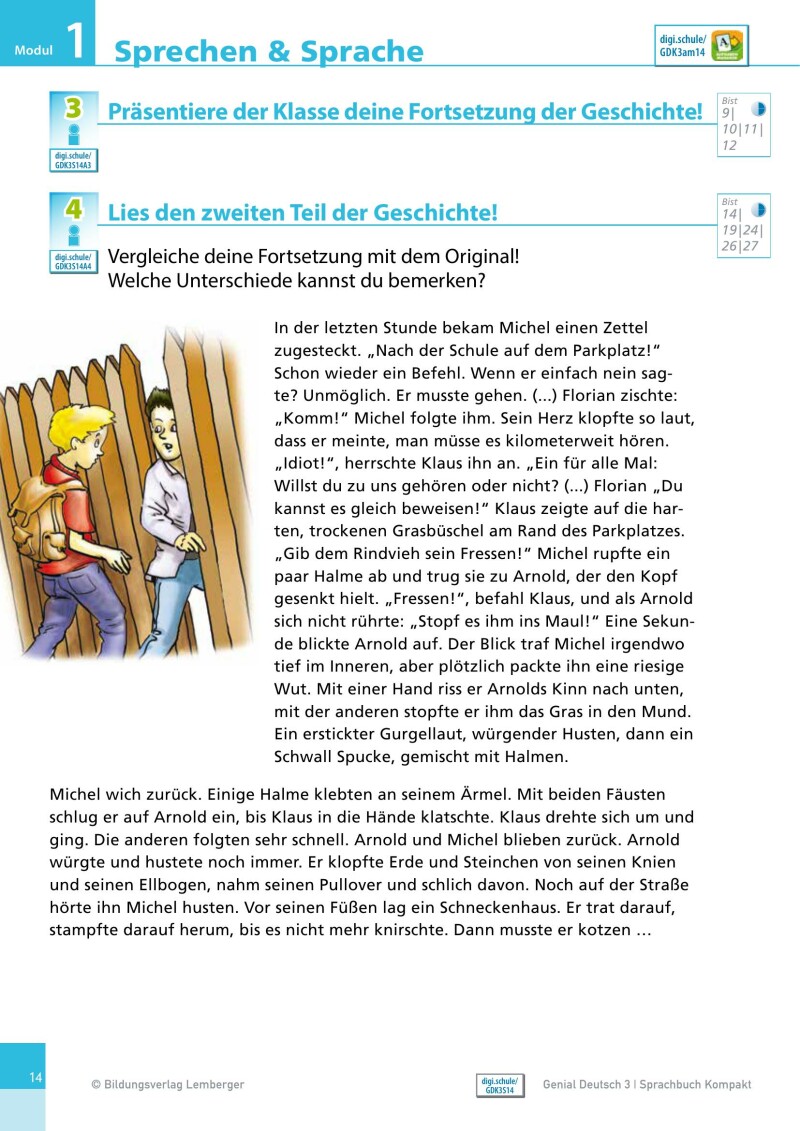 Genial! Deutsch 3 – Sprachbuch Kompakt IKT: Schulbuch für das Leistungsniveau ”Standard”