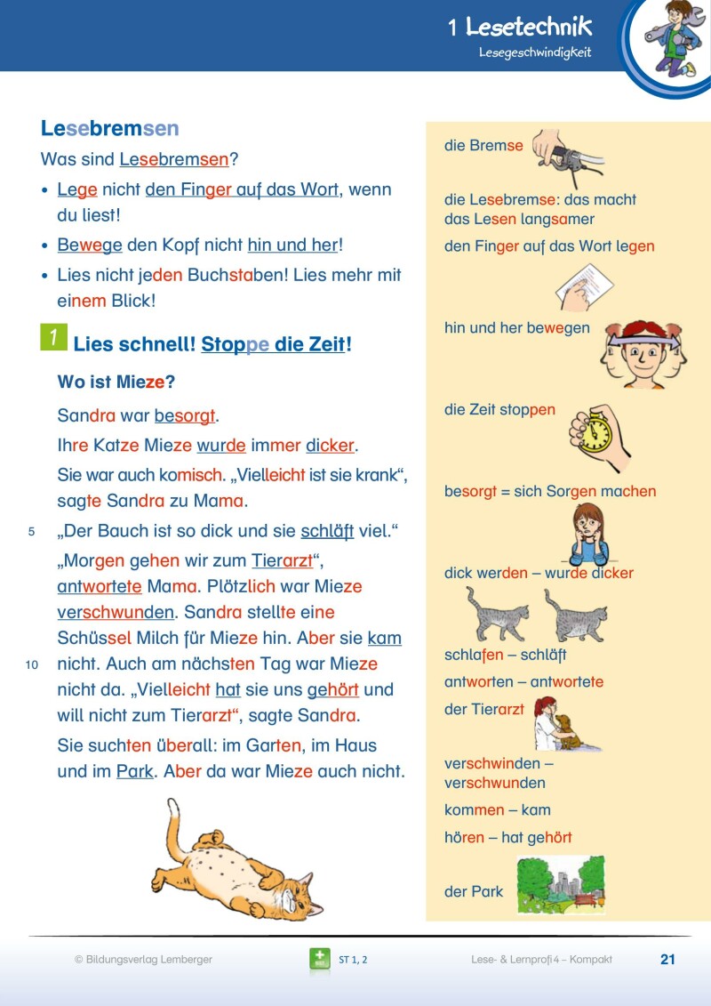 Lese- und Lernprofi 4 KOMPAKT – Schulbuch mit Silbenschrift v1.0