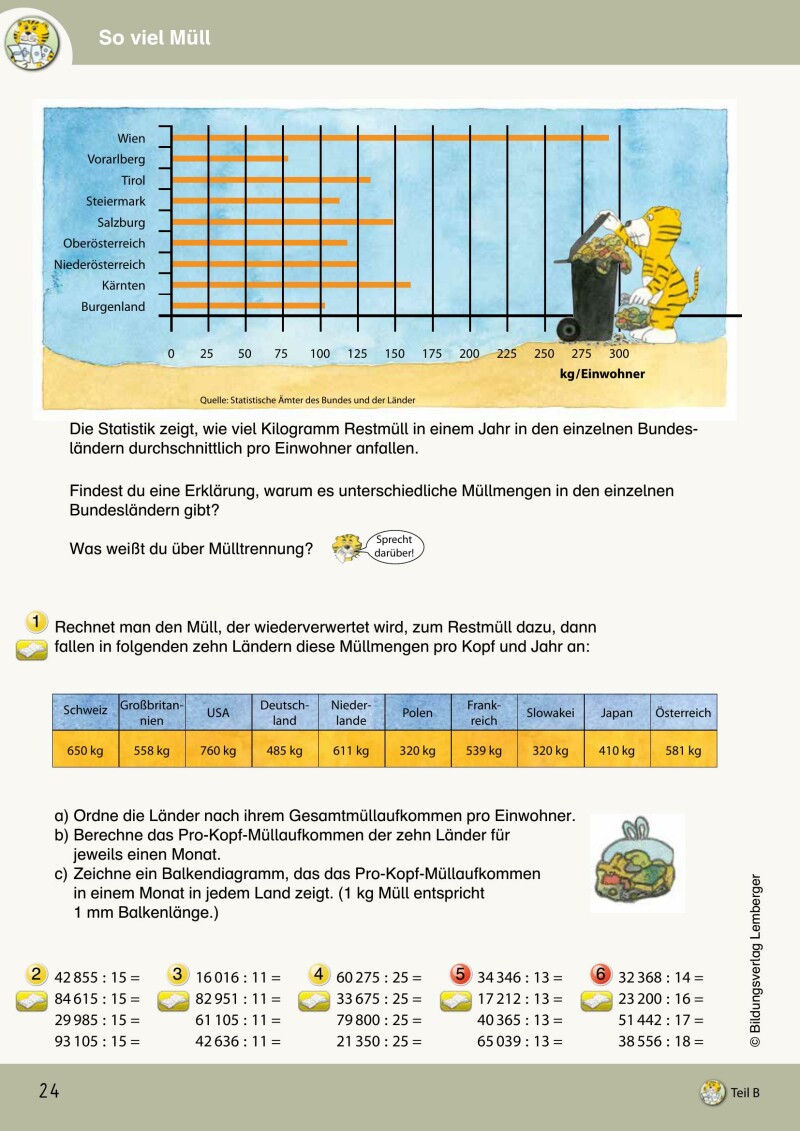 Mathetiger 4 NEU - Schulbuch Teil B (für das 2. Semester)