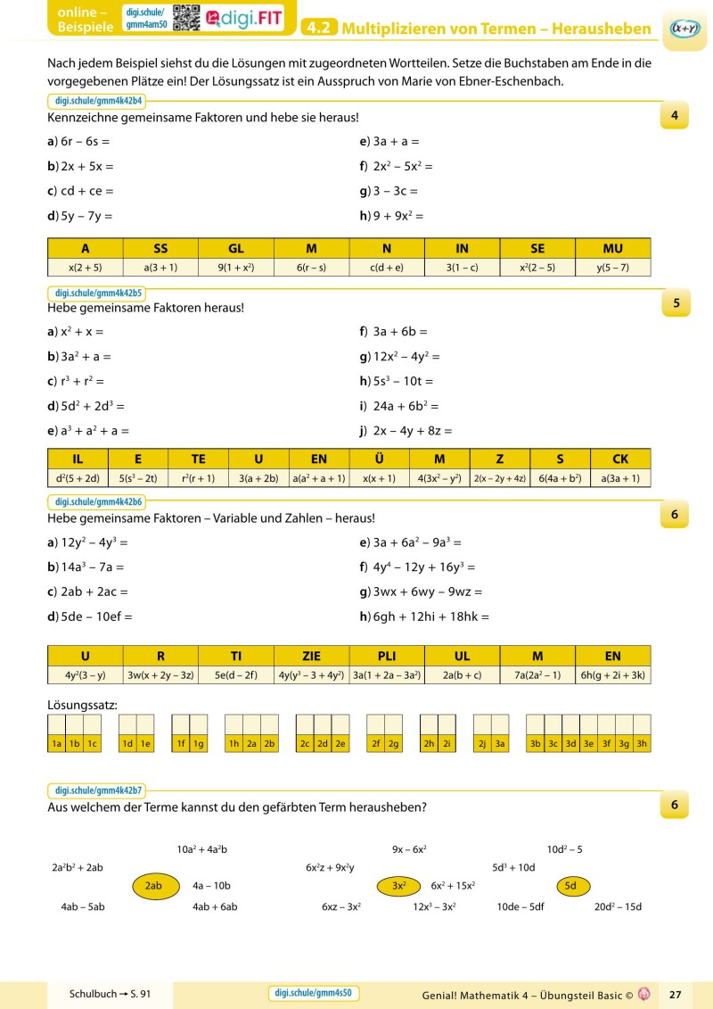 Genial! Mathematik 4 – Übungsteil IKT LP‘23 v1.1: Basic Edition