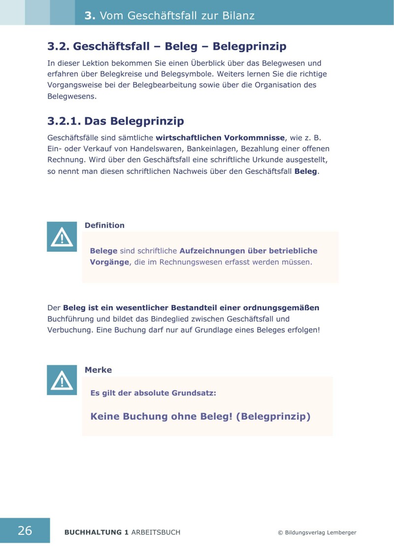 Buchhaltung 1 - Arbeitsbuch mit Lösungen