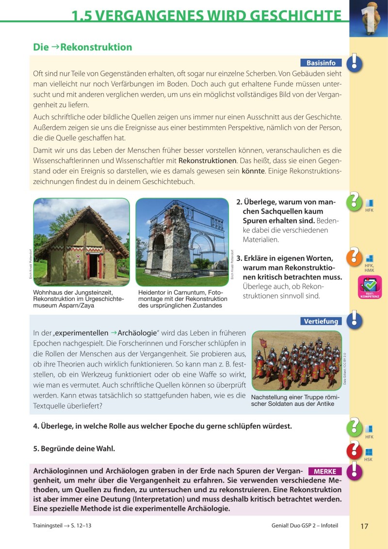 Genial! DUO Geschichte 2 - Info-Teil