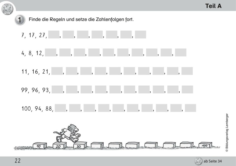 Mathetiger 2 NEU – Schulbuch Tigertrainer – Teil A (für das 1. Semester) – Classic