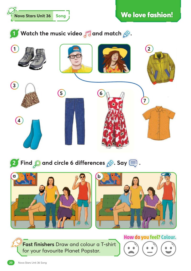 Planet Pop: Workbook 2 - Arbeitsblätter für SchülerInnen, Planet Pop - Units 30 - 58