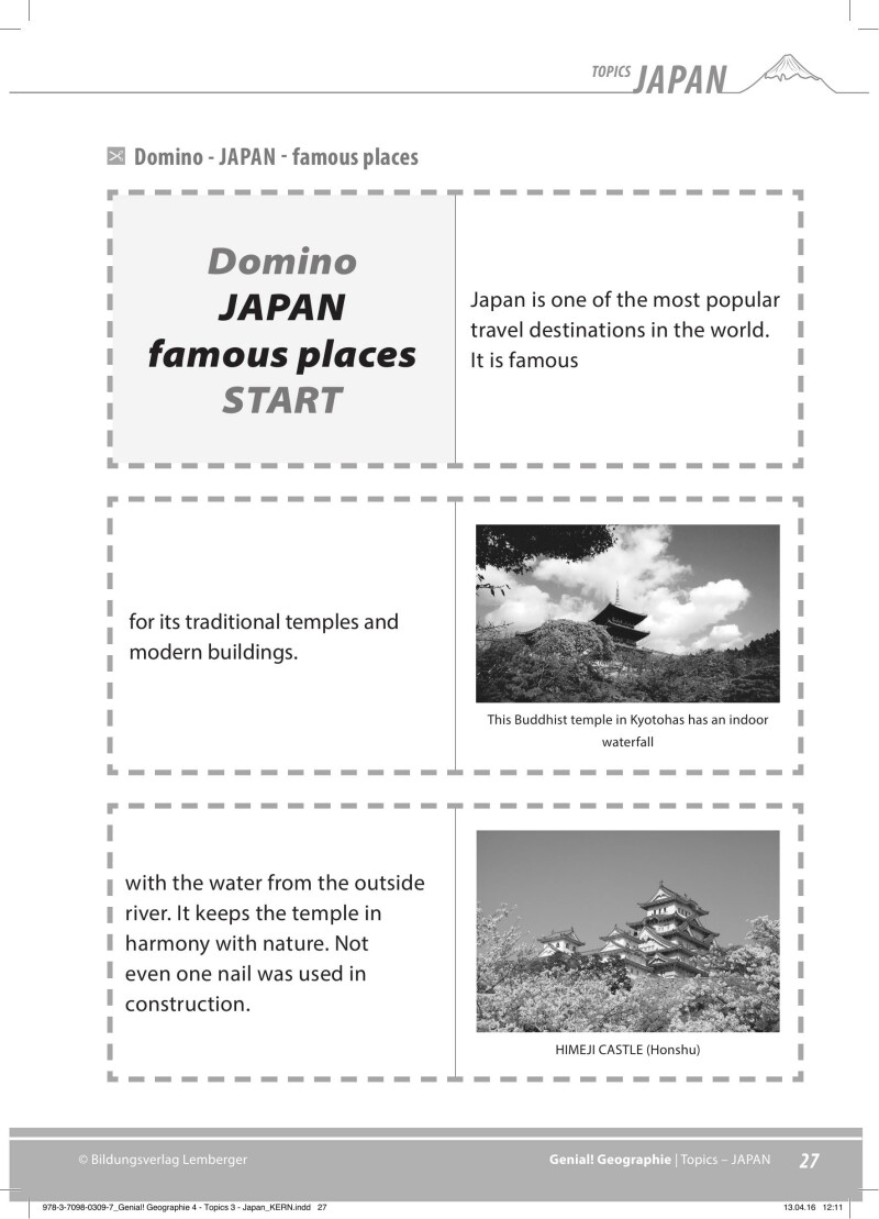 Genial! Geographie 4 - topics 3: Japan