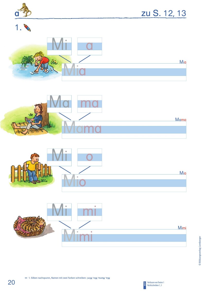 ABC der Tiere 1 - Schulbuch Kompaktausgabe: Schreiblehrgang - Teil A
