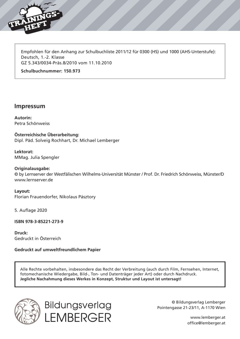 Genial! Deutsch – Trainingsheft Umlautableitung – Sek 1
