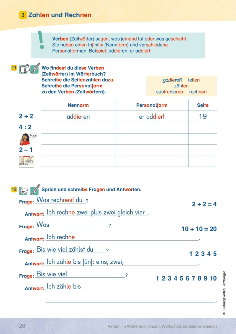 INDIGO - DaZ-Silben-Themen-Wörterbuch: Arbeitsheft