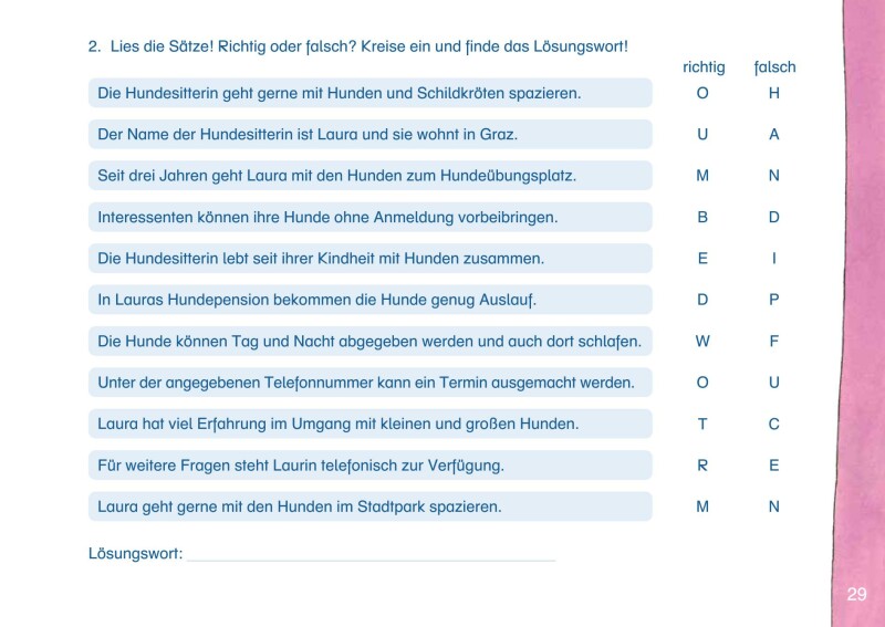 ABC der Tiere 4 – lesen – verstehen – malen v1.1