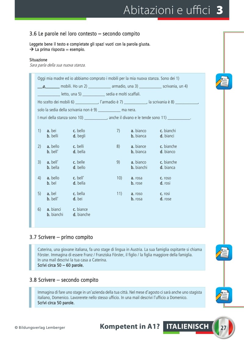Italienisch Kompetent in A1? Arbeitsbuch inkl. Audio-CD
