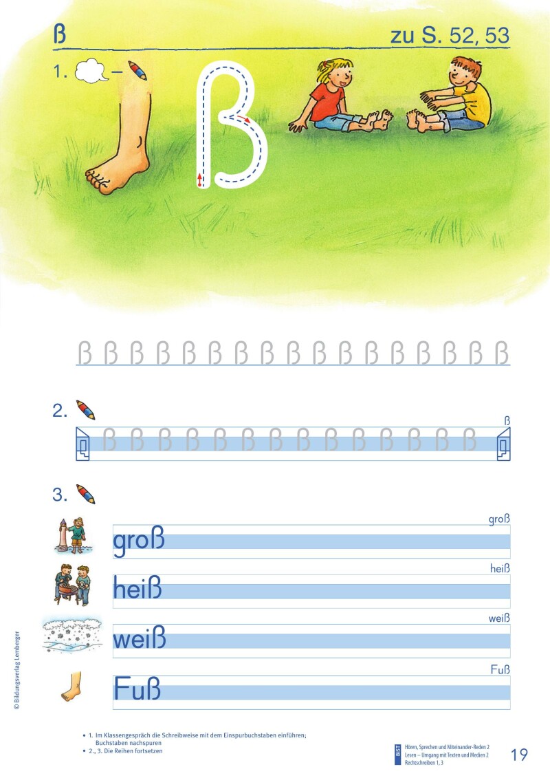 ABC der Tiere 1 - Schulbuch Kompaktausgabe: Schreiblehrgang - Teil B