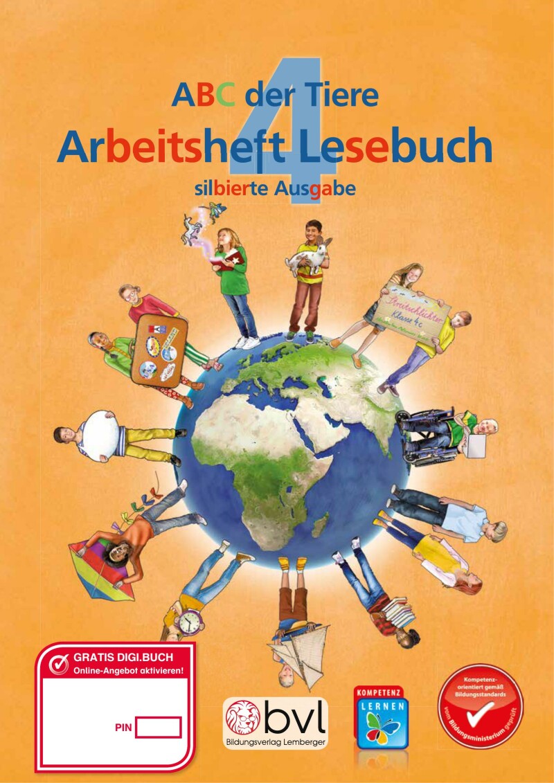 ABC der Tiere 4 - Schulbuch: Lesebuch Arbeitsheft NEU - Silbenausgabe