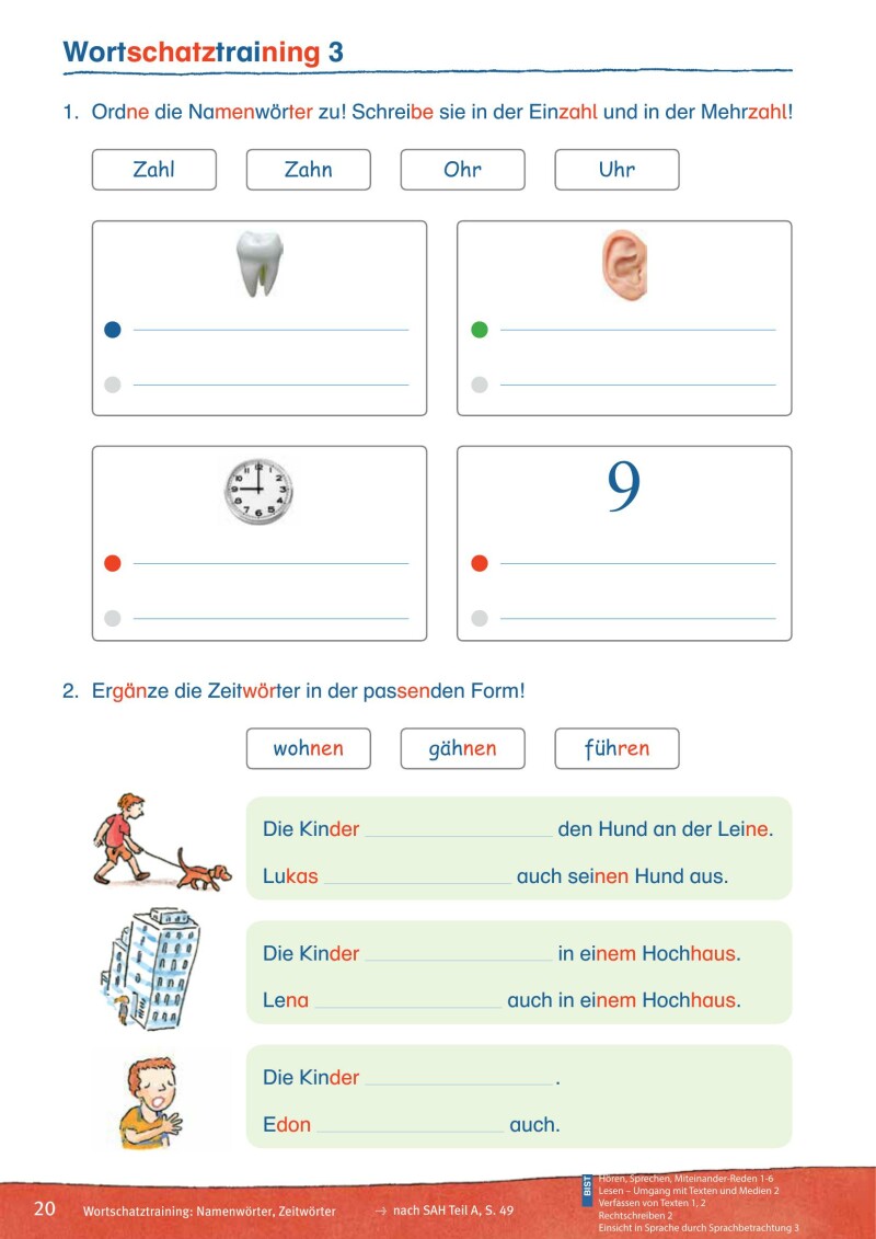 ABC der Tiere 3 - Schulbuch Kompaktausgabe: Übungsheft - Basiskompetenzen sichern