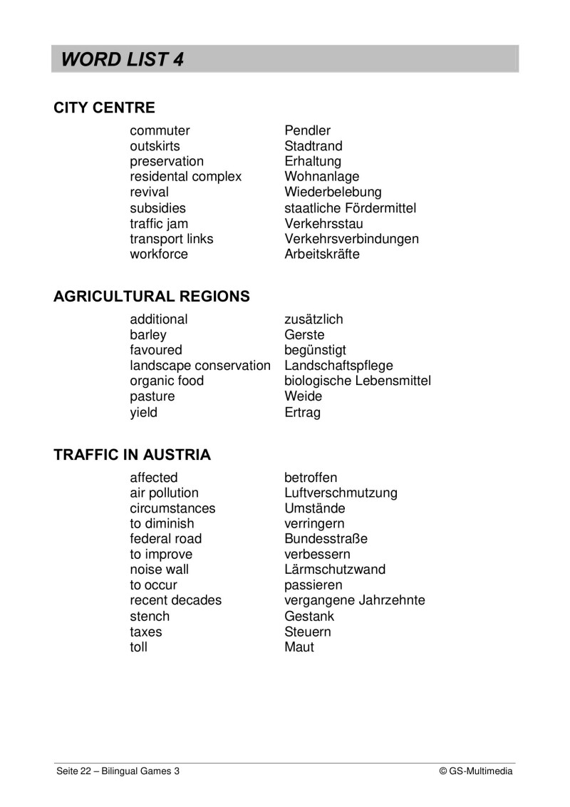 Bilingual Games – 3