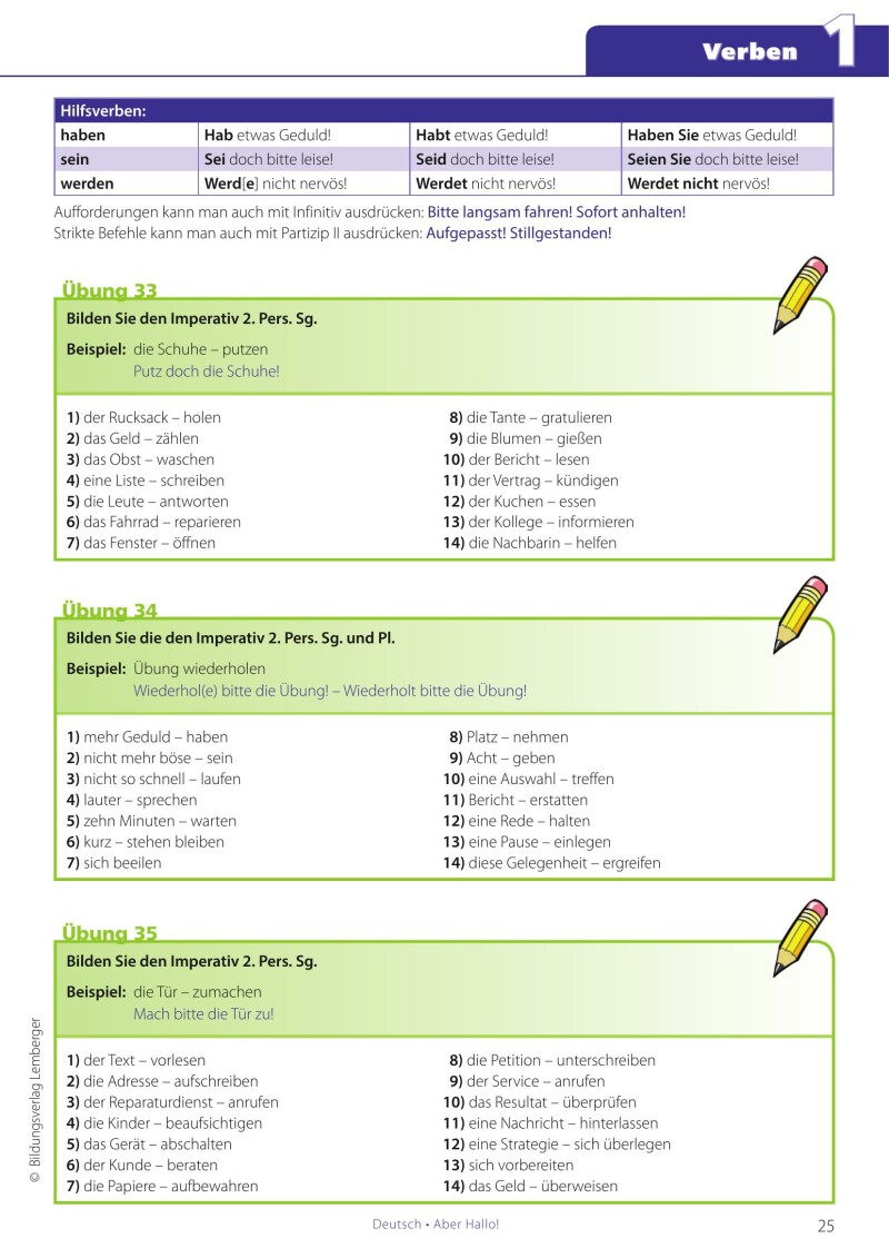 Deutsch - ABER HALLO! Grammatikübungen Mittel- und Oberstufe