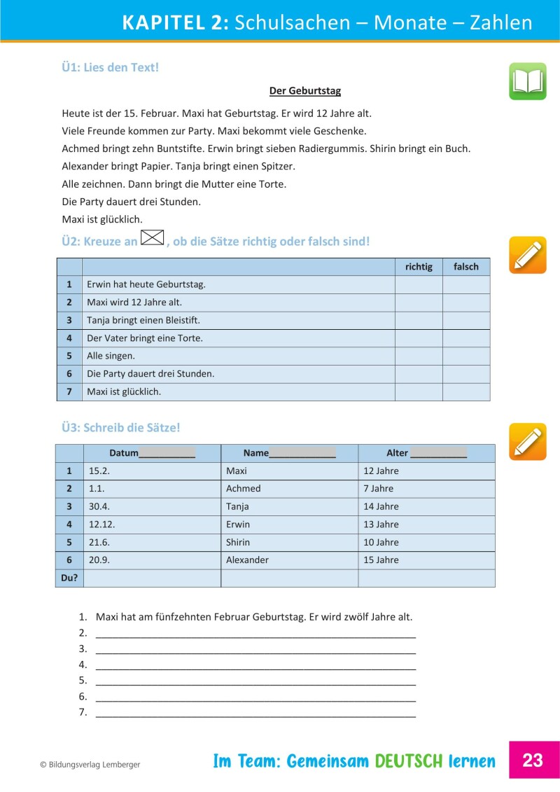 Im Team: Gemeinsam Deutsch lernen
