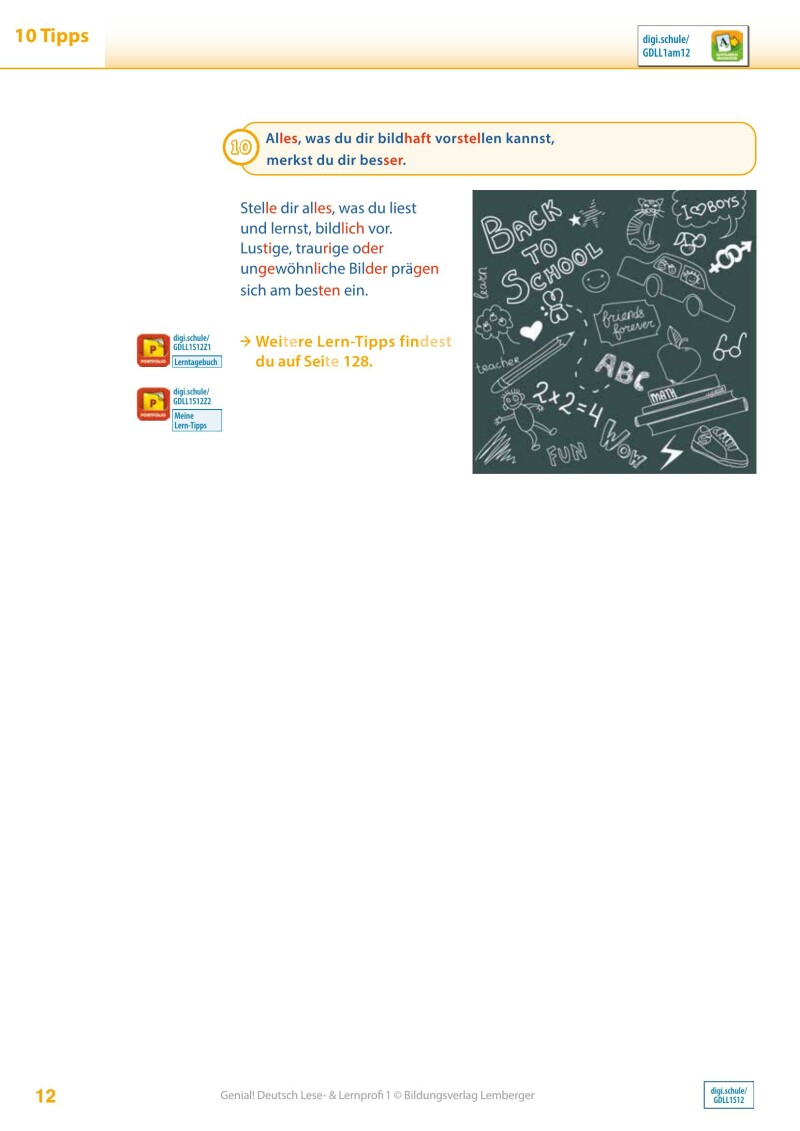 Genial! Deutsch 1 – Lese- und Lernprofi IKT LP’23 v.1.1 / Schulbuch silbierte Ausgabe