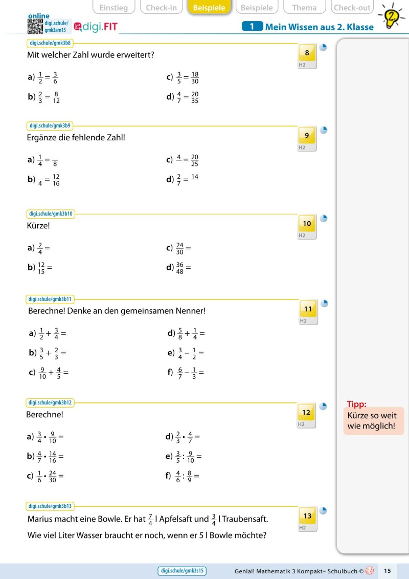 Genial! Mathematik Kompakt 3 IKT v2.3