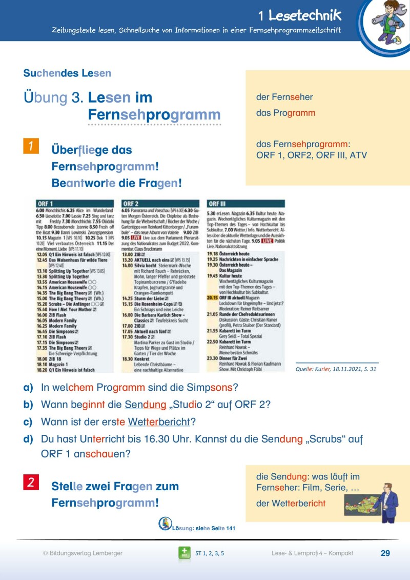 Lese- und Lernprofi 4 KOMPAKT – Schulbuch mit Silbenschrift v1.0