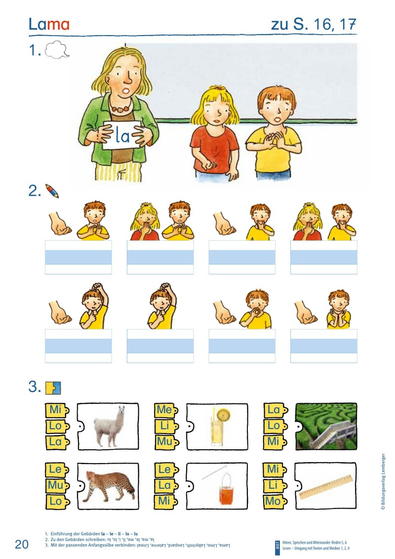 ABC der Tiere 1 – Schulbuch: Lesen in Silben – Arbeitsheft – Teil A LP‘23 v1.1