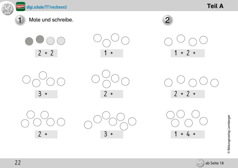 Mathetiger 1 NEU - Schulbuch Tigertrainer - Teil A (für das 1. Semester)