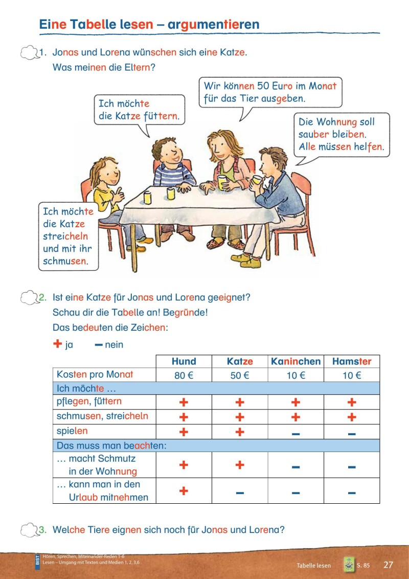ABC der Tiere 3 - Schulbuch Kompaktausgabe: Spracharbeitsheft B (2. Semester)