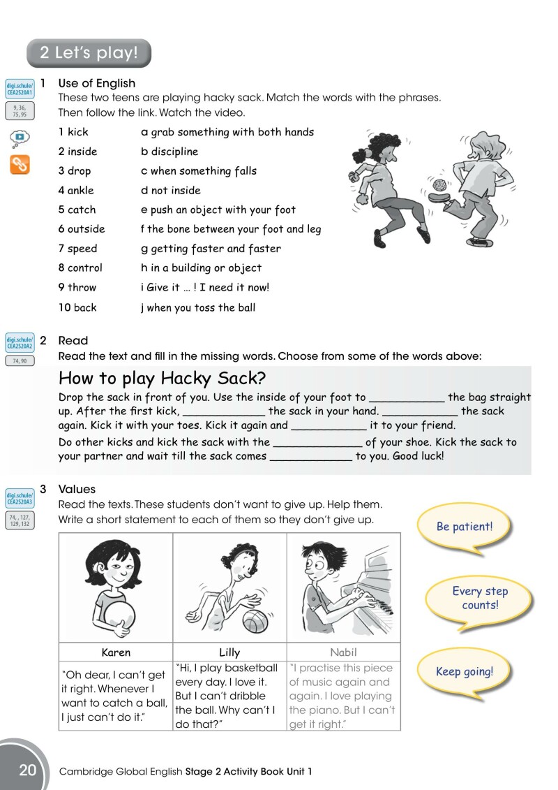 Cambridge Global English 2 – Activity Book mit E-Book_LP’23 v.1.1 / Schulbuch