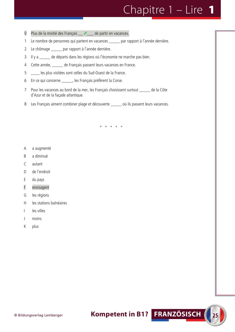 Französisch Kompetent in B1? Übungsbuch inkl. Audio-CD