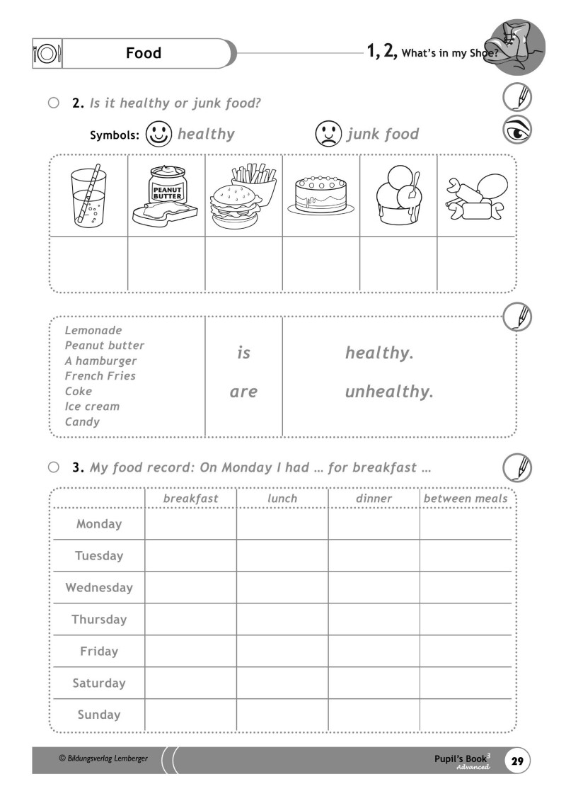 1,2, What‘s in my Shoe? – Pupil‘s Book 3 – Advanced