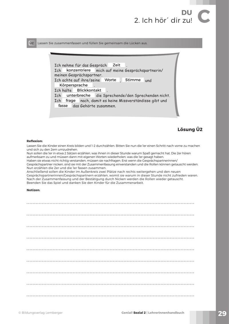 Genial! sozial 2 - LehrerInnenbuch