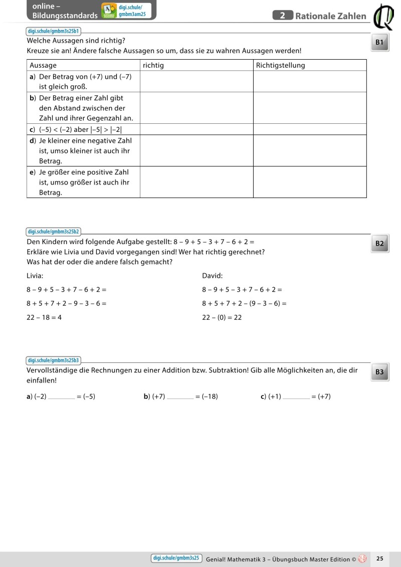 Genial! Mathematik 3 IKT – Übungsteil Basic + Master Edition v3.3