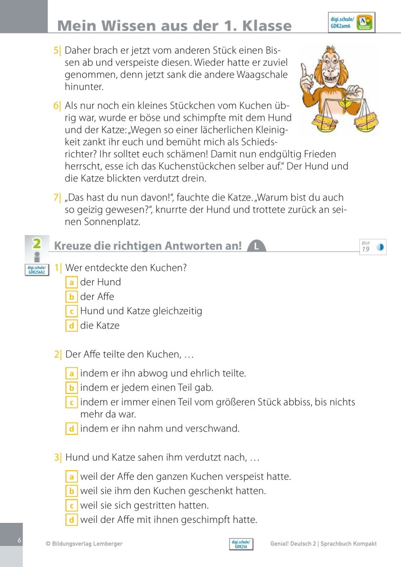 Genial! Deutsch 2 – Sprachbuch Kompakt IKT_Version 1.1: Schulbuch für das Leistungsniveau ”Standard”