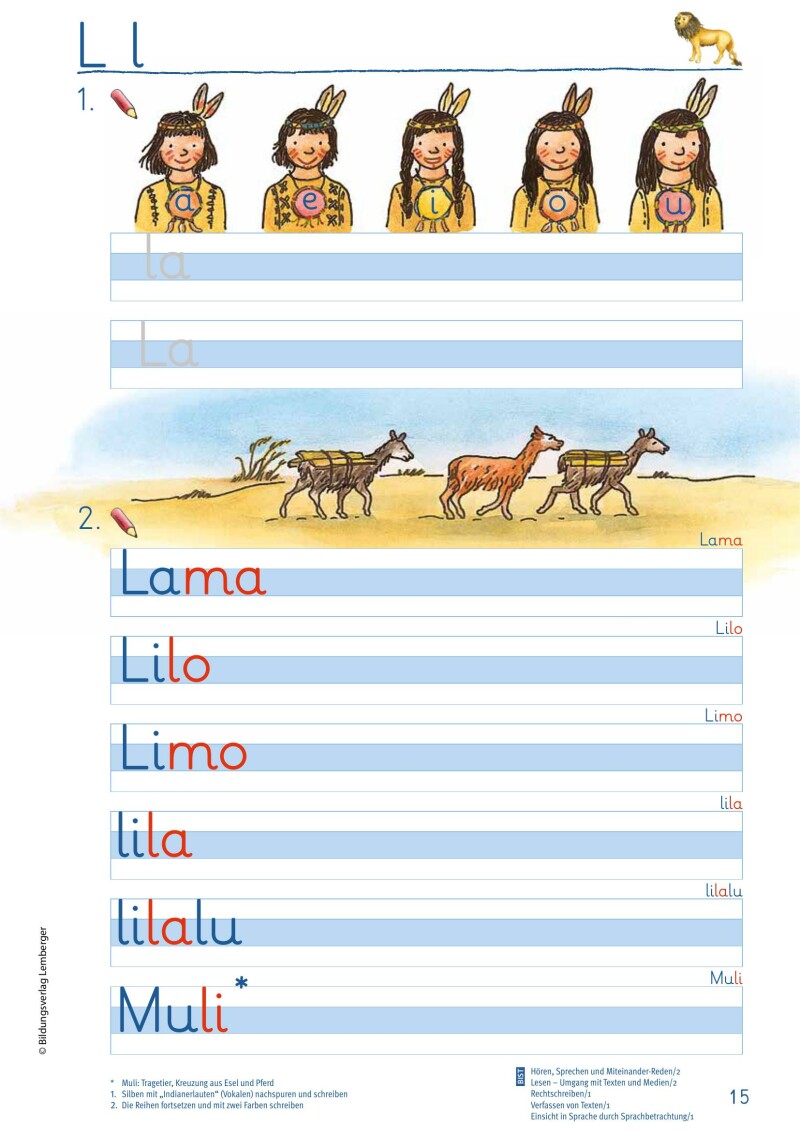 ABC der Tiere 1: Schreiblehrgang Grundschrift