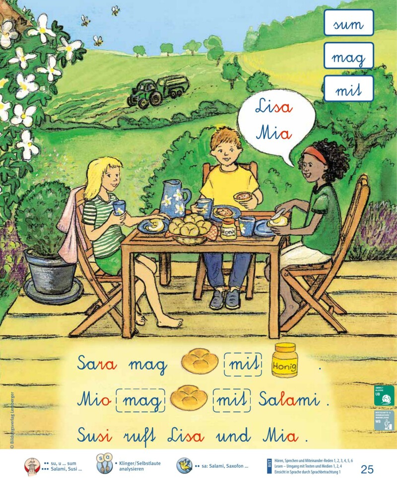 ABC der Tiere 1 – Schulbuch: Lesen in Silben – Silbenfibel Schreibschrift LP‘23 v1.1