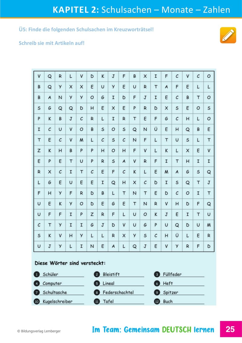Im Team: Gemeinsam Deutsch lernen