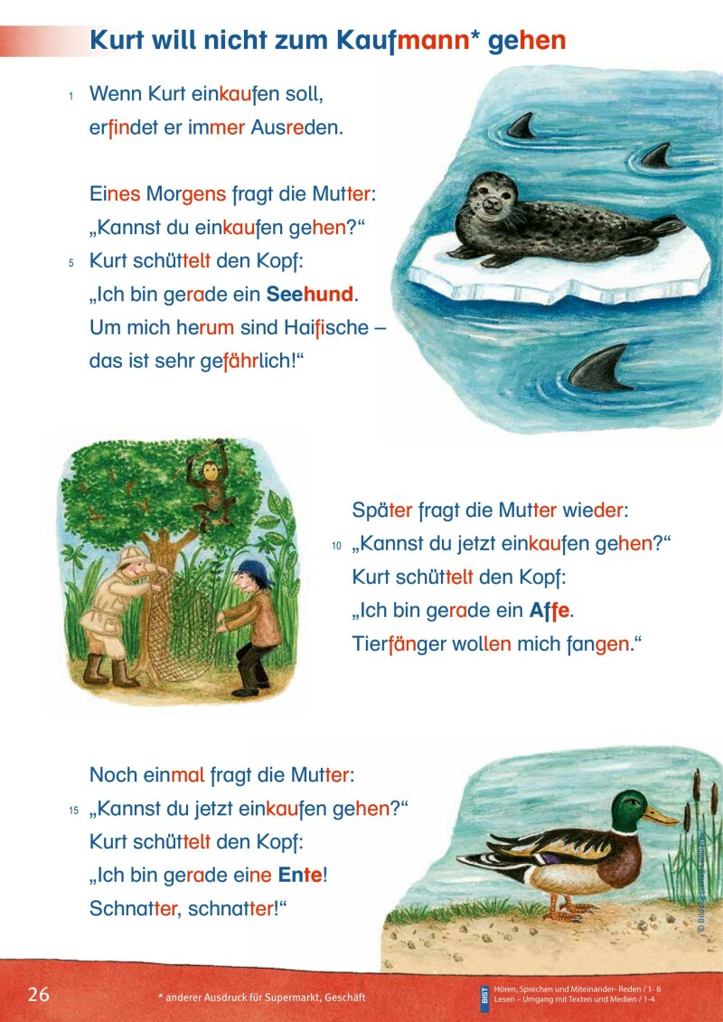 ABC der Tiere 2 - Schulbuch Kompaktausgabe: Lesebuch