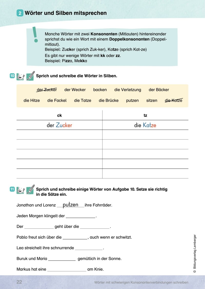 INDIGO - Silben-Themen-Wörterbuch: Arbeitsheft 3 - Rechtschreiben