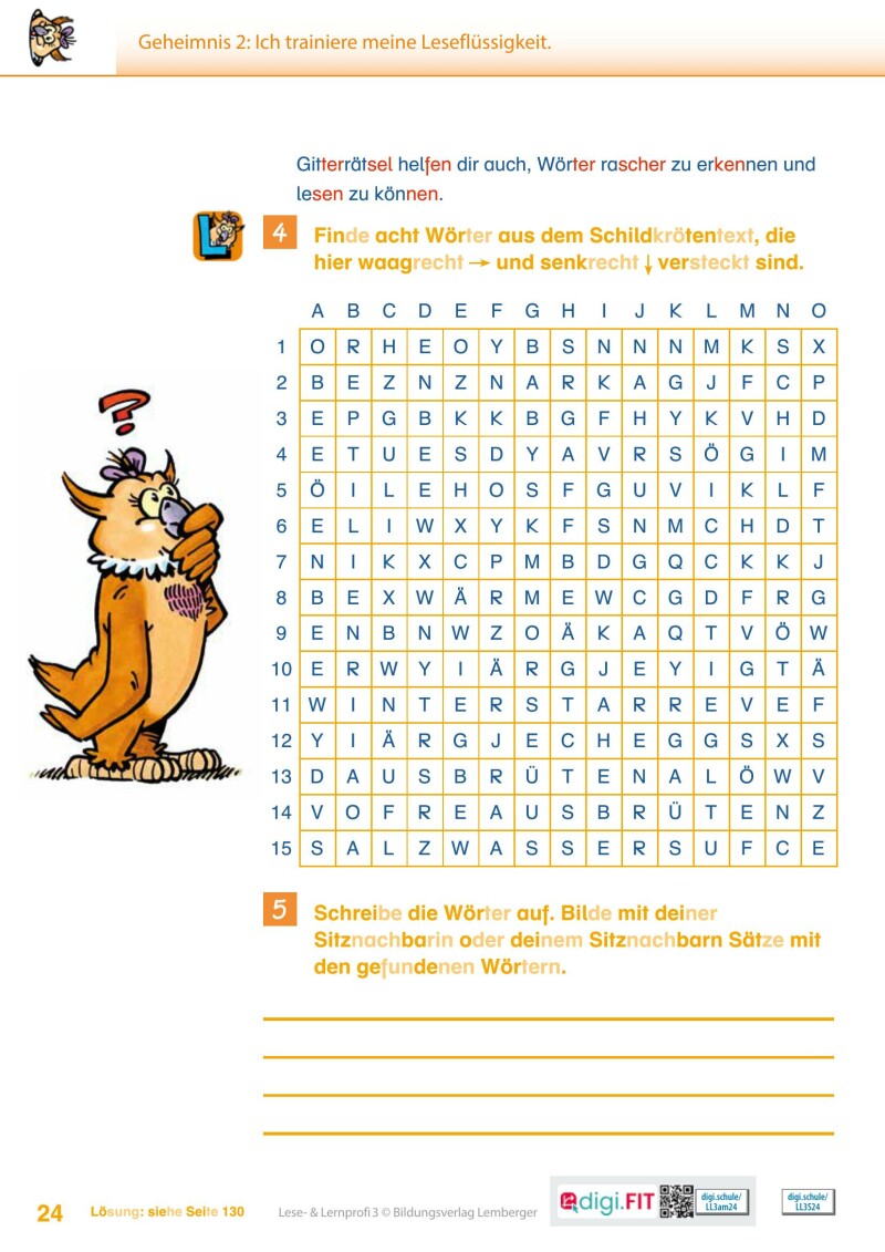 Lese- und Lernprofi 3 LP’23 v1.1 / Schulbuch – silbierte Ausgabe