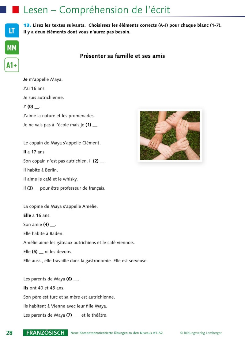 Französisch – Kompetenzorientierte Übungen zu den Niveaus A2-B1-B2 mit Übungen zu literarischen Texten im Anhang