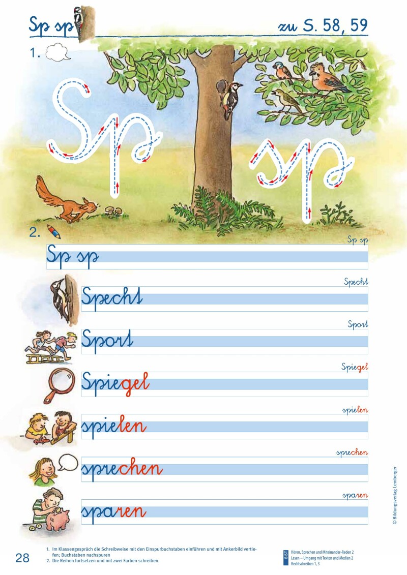 ABC der Tiere 1 – Schulbuch: Schreiblehrgang – Teil B Schreibschrift LP‘23 v.1.1