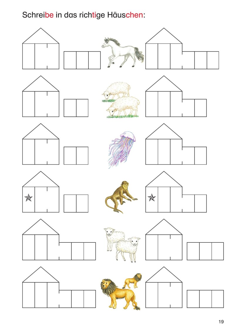 ABC der Tiere 1 - Schulbuch: Arbeitsheft - Spontane Schreibung der Doppelkonsonanten