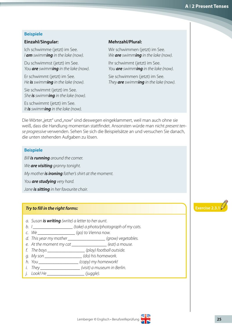 Berufsreifeprüfung Englisch - Erarbeitungsteil