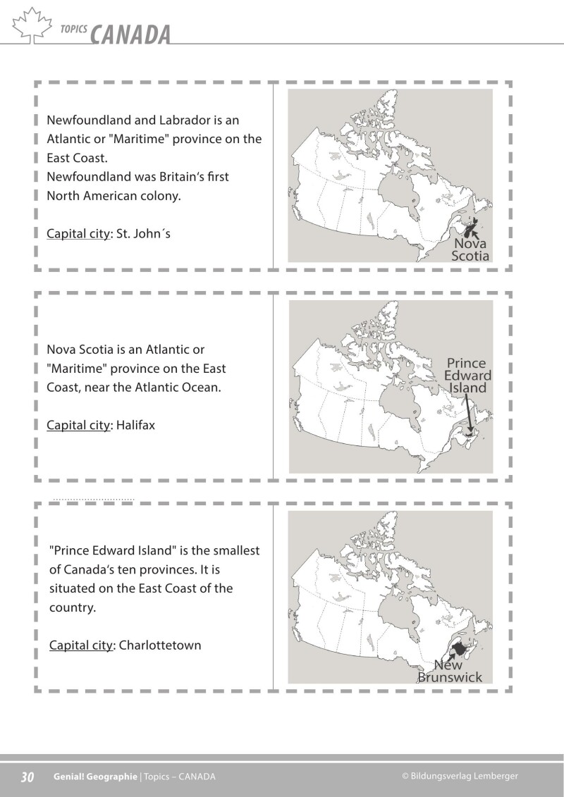 Genial! GW 4 – topics 1: Canada