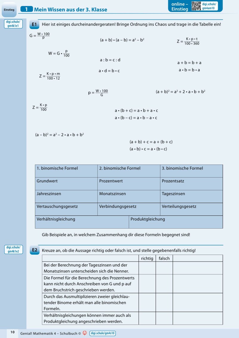 Genial! Mathematik 4 – Schulbuch IKT LP‘23 v.1.1
