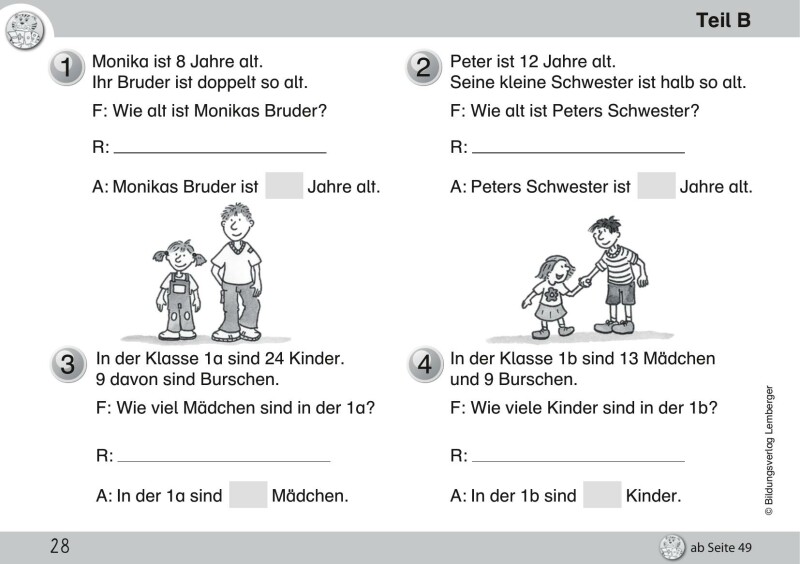 Mathetiger 1 NEU – Schulbuch Tigertrainer – Teil B (für das 2. Semester) – Classic