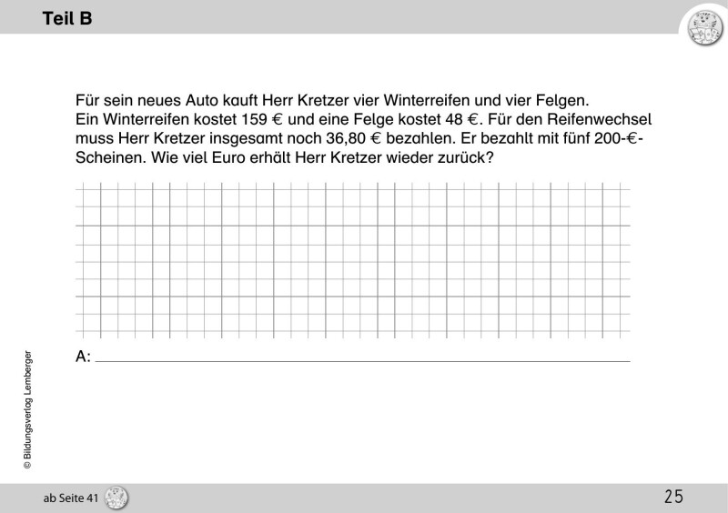 Mathetiger 4 NEU - Schulbuch Tigertrainer - Teil B (für das 2. Semester)