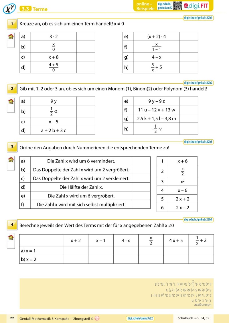 Genial! Mathematik 3 - Kompakt IKT v2.3 – Übungsteil